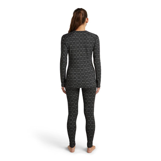 Bluza Termica Dama Icebreaker W Merino 260 Oasis Vertex Alpine Geo Crew   Bluza Termica Dama Icebreaker W Merino 260 Oasis Vertex Alpine Geo Crew