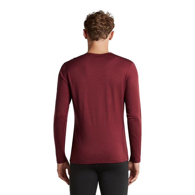 Bluza Termica Barbati Icebreaker M Merino 200 Oasis Crew   Bluza Termica Barbati Icebreaker M Merino 200 Oasis Crew