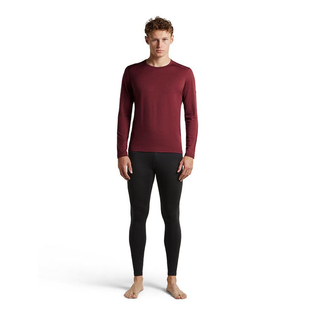 Bluza Termica Barbati Icebreaker M Merino 200 Oasis Crew   Bluza Termica Barbati Icebreaker M Merino 200 Oasis Crew