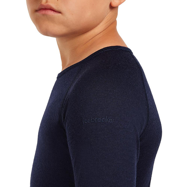 Bluza Termica Copii Icebreaker K Merino 200 Oasis Crew   Bluza Termica Copii Icebreaker K Merino 200 Oasis Crew