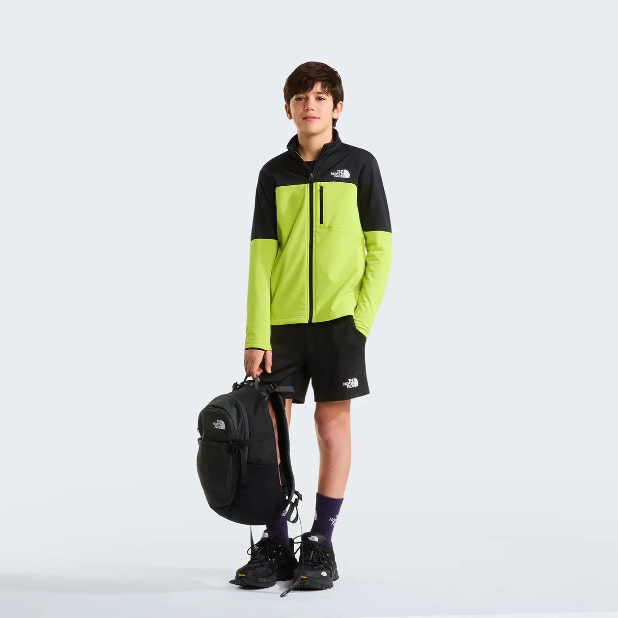 Polar Adolescenti The North Face Teen Hike Midlayer Fz   Polar Adolescenti The North Face Teen Hike Midlayer Fz