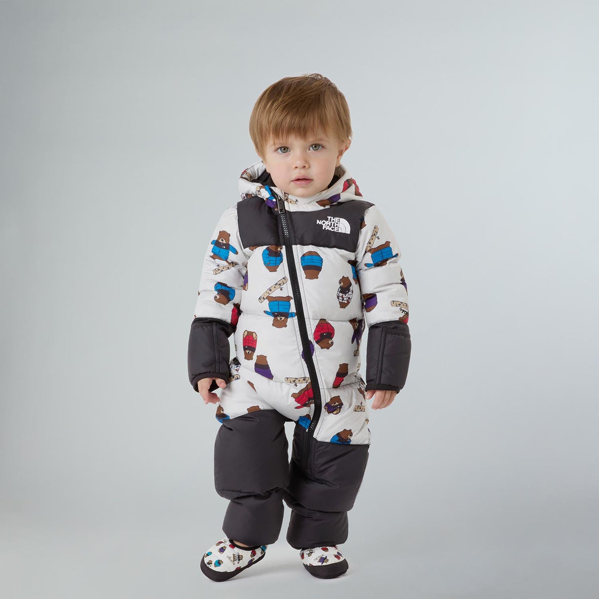 Costum Schi Copii The North Face Baby 1996 Retro Nuptse Print