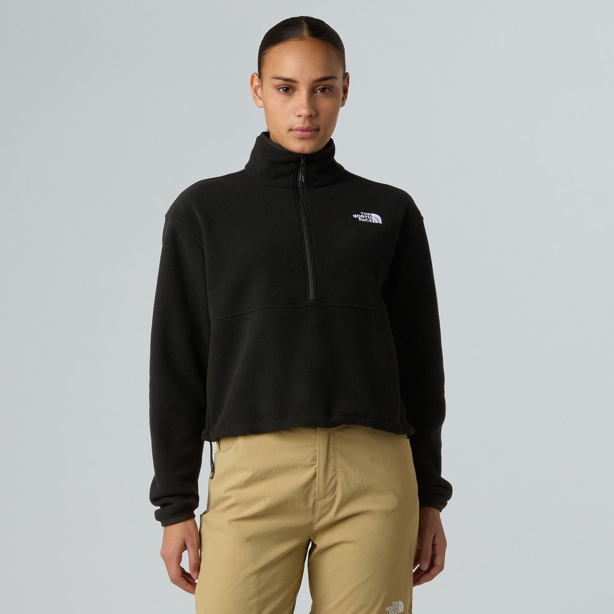 Polar Femei The North Face W Glacier Fleece 1/2 Zip Short