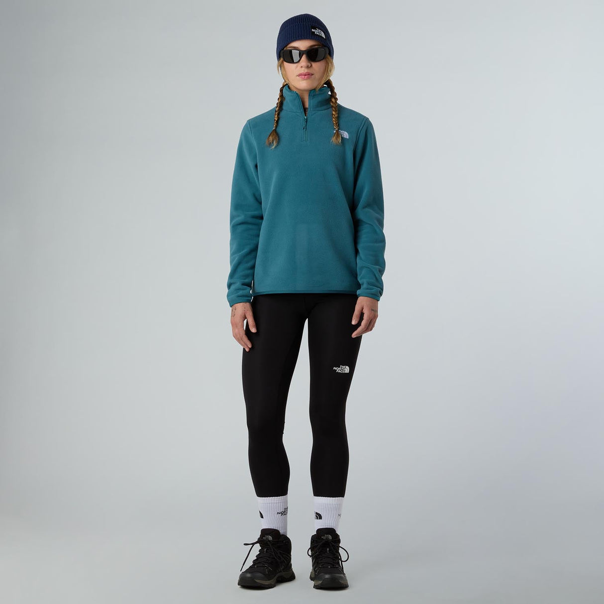 Polar Femei The North Face W Glacier Fleece 1/4 Zip