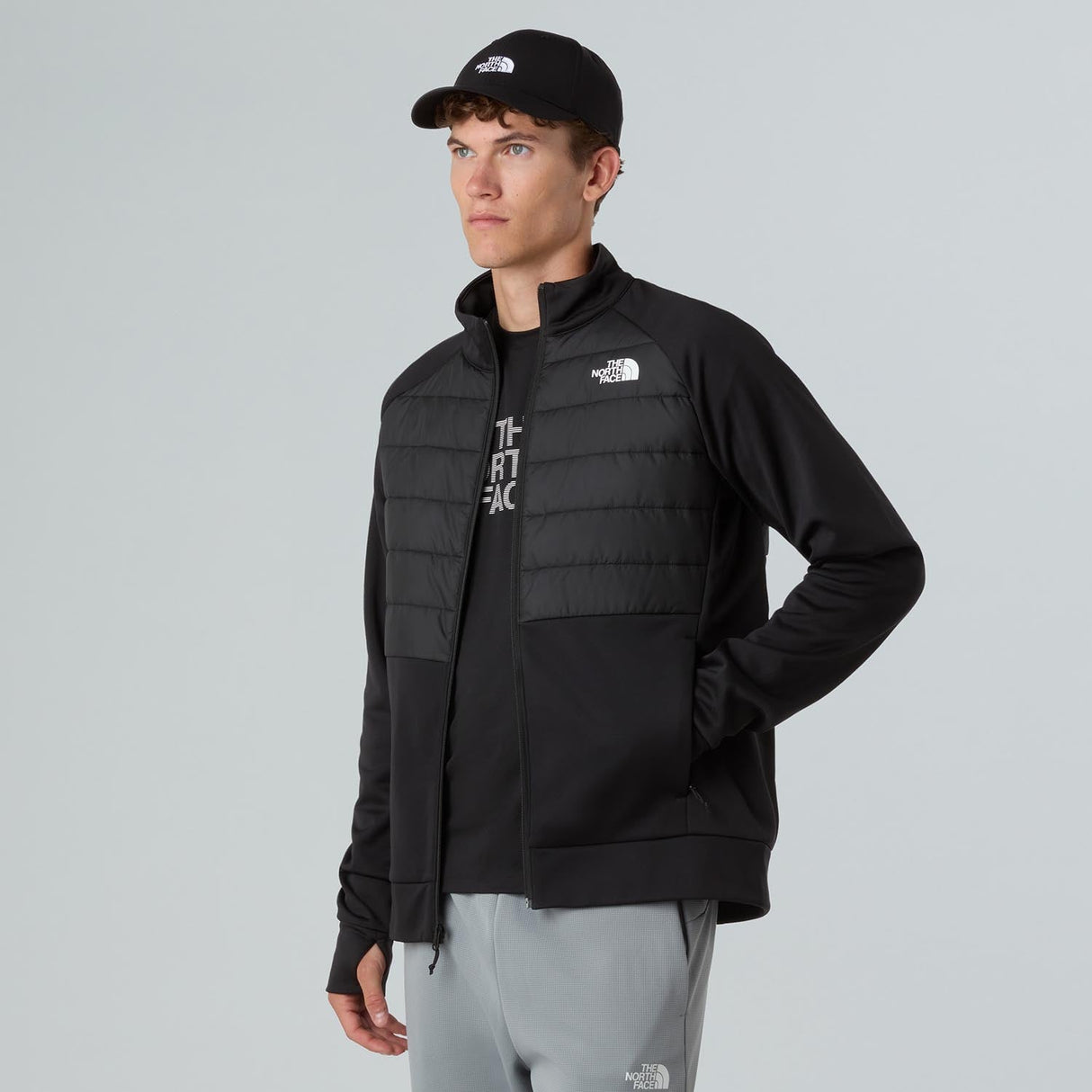 Polar Barbati The North Face M Reaxion 2.0 Fleece Hybrid Fz