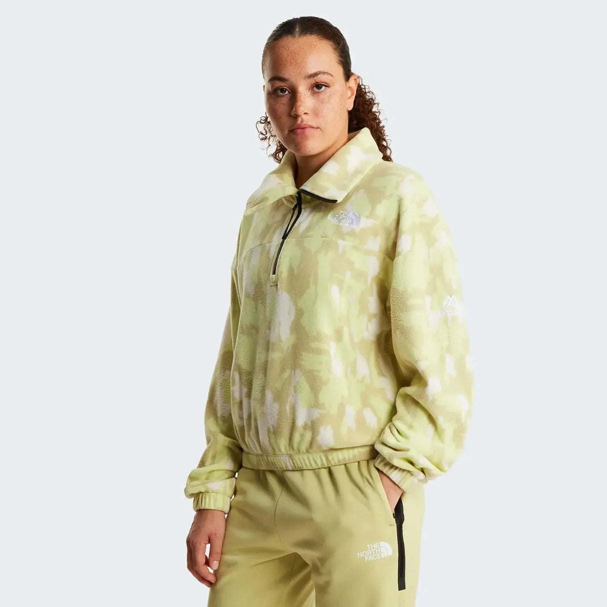 Bluza Femei The North Face W Mountain Athletics Fleece 1/4 Zip Print   Bluza Femei The North Face W Mountain Athletics Fleece 1/4 Zip Print