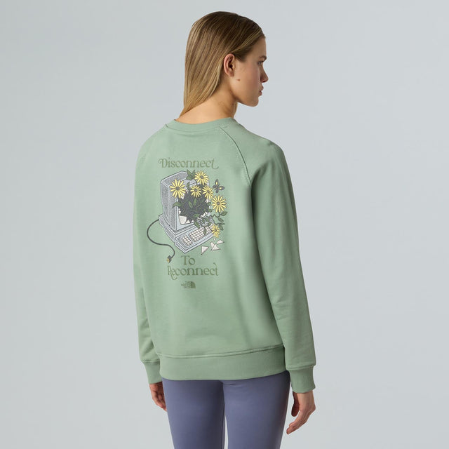 Bluza Femei The North Face W Connect Relaxed Crew Graphic   Bluza Femei The North Face W Connect Relaxed Crew Graphic