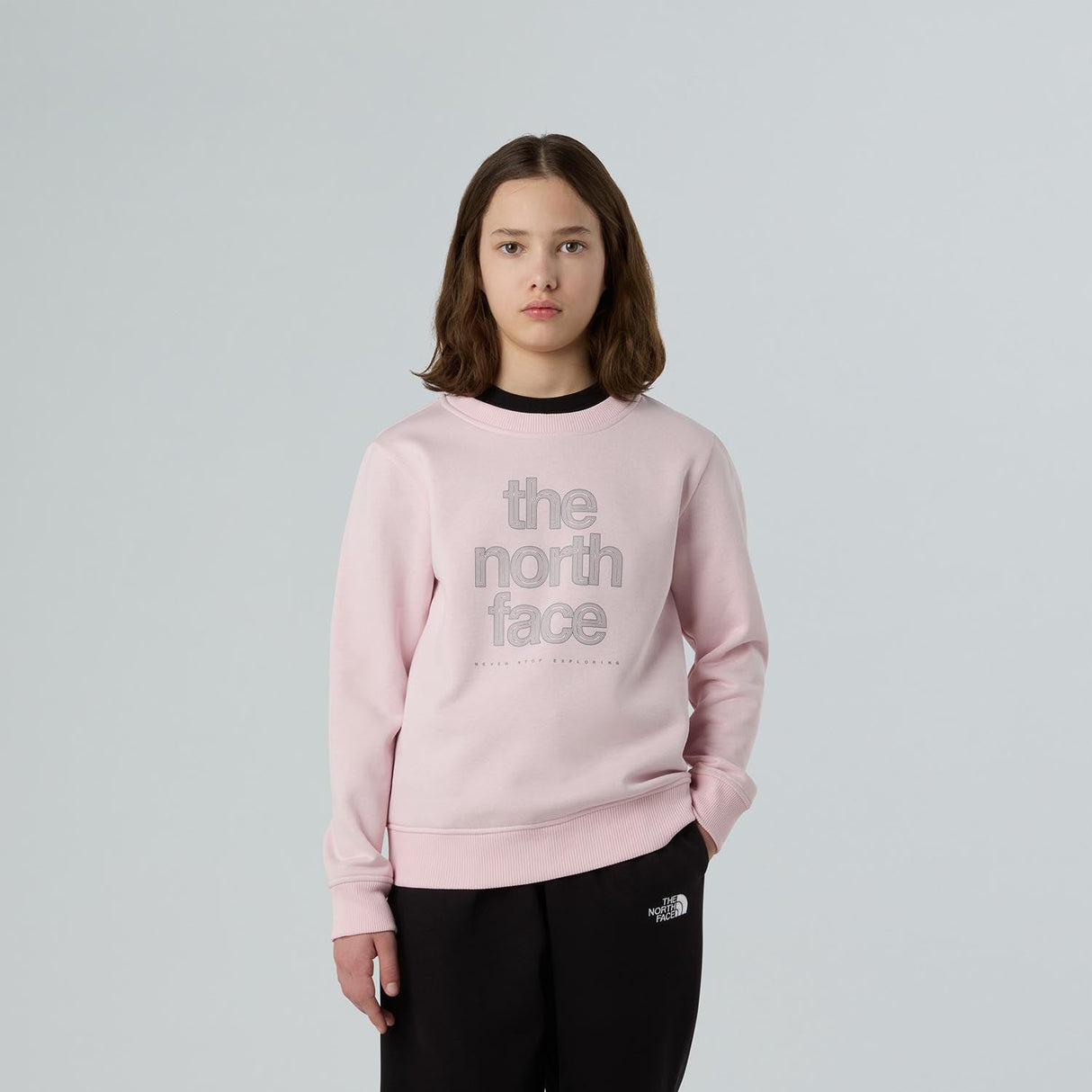 Bluza Fete The North Face G Reflective Logo Relaxed Crew