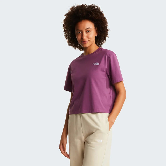 Tricou Femei The North Face W Evolution Simple Dome Cropped Relaxed   Tricou Femei The North Face W Evolution Simple Dome Cropped Relaxed
