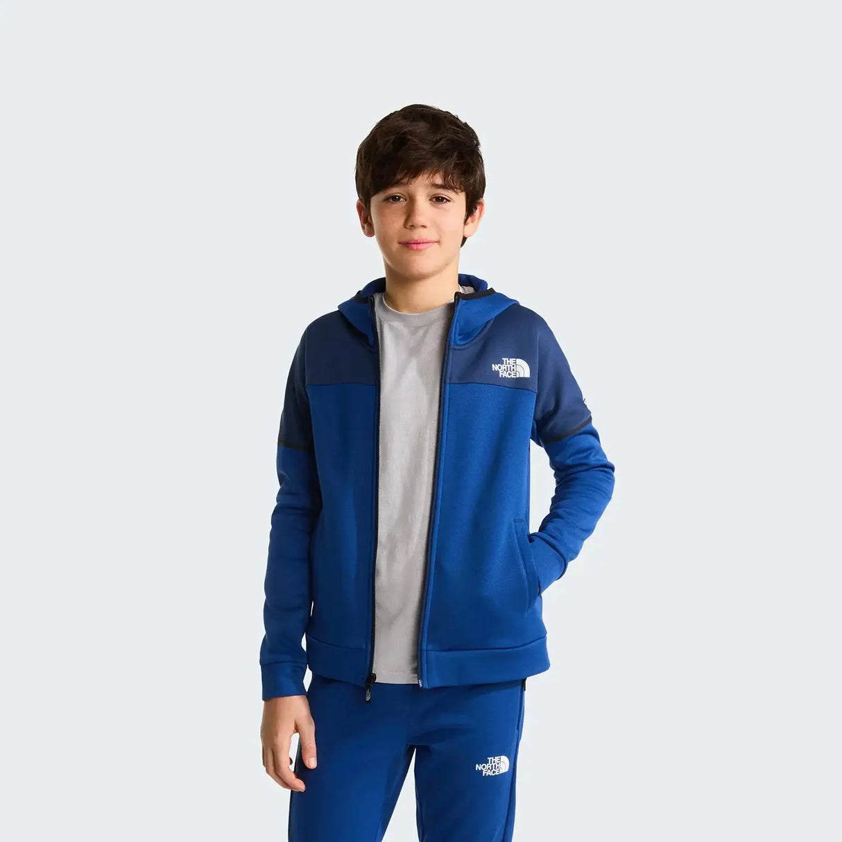Polar Copii The North Face Teen Mountain Athletics Full Zip   Polar Copii The North Face Teen Mountain Athletics Full Zip