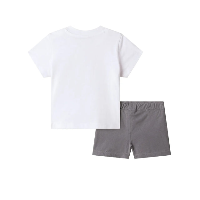 Set Copii Tricou & Pantaloni Scurti The North Face Baby Box NSE Play Regular Cotton Graphic   Set Copii Tricou & Pantaloni Scurti The North Face Baby Box NSE Play Regular Cotton Graphic