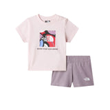 Set Copii Tricou & Pantaloni Scurti The North Face Baby Box NSE Play Regular Cotton Graphic   Set Copii Tricou & Pantaloni Scurti The North Face Baby Box NSE Play Regular Cotton Graphic