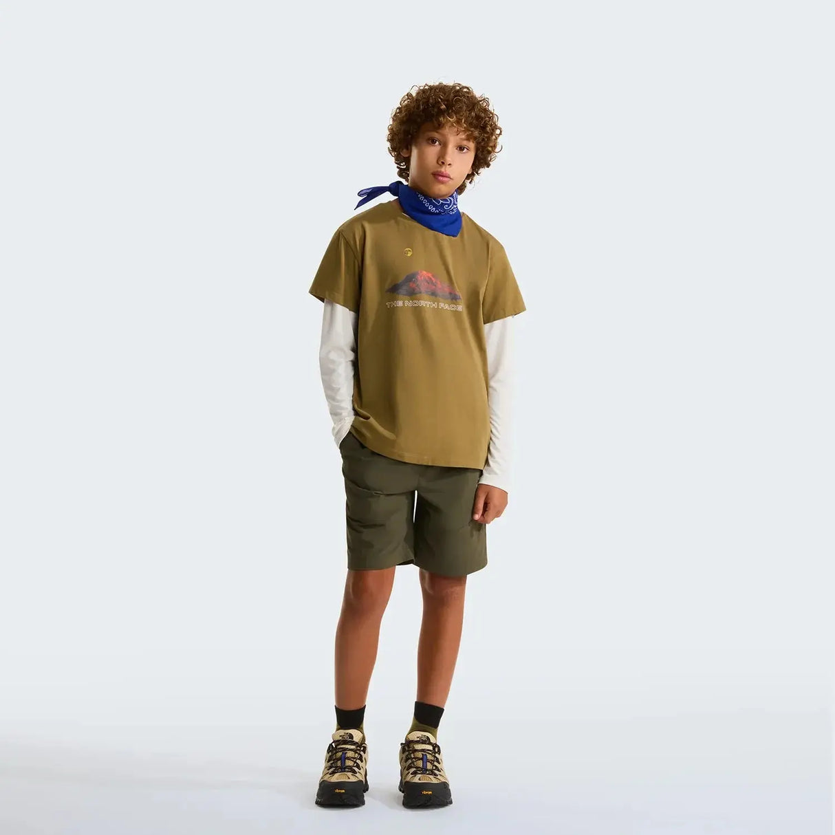 Tricou Copii The North Face B Mountain Night Relaxed Graphic   Tricou Copii The North Face B Mountain Night Relaxed Graphic