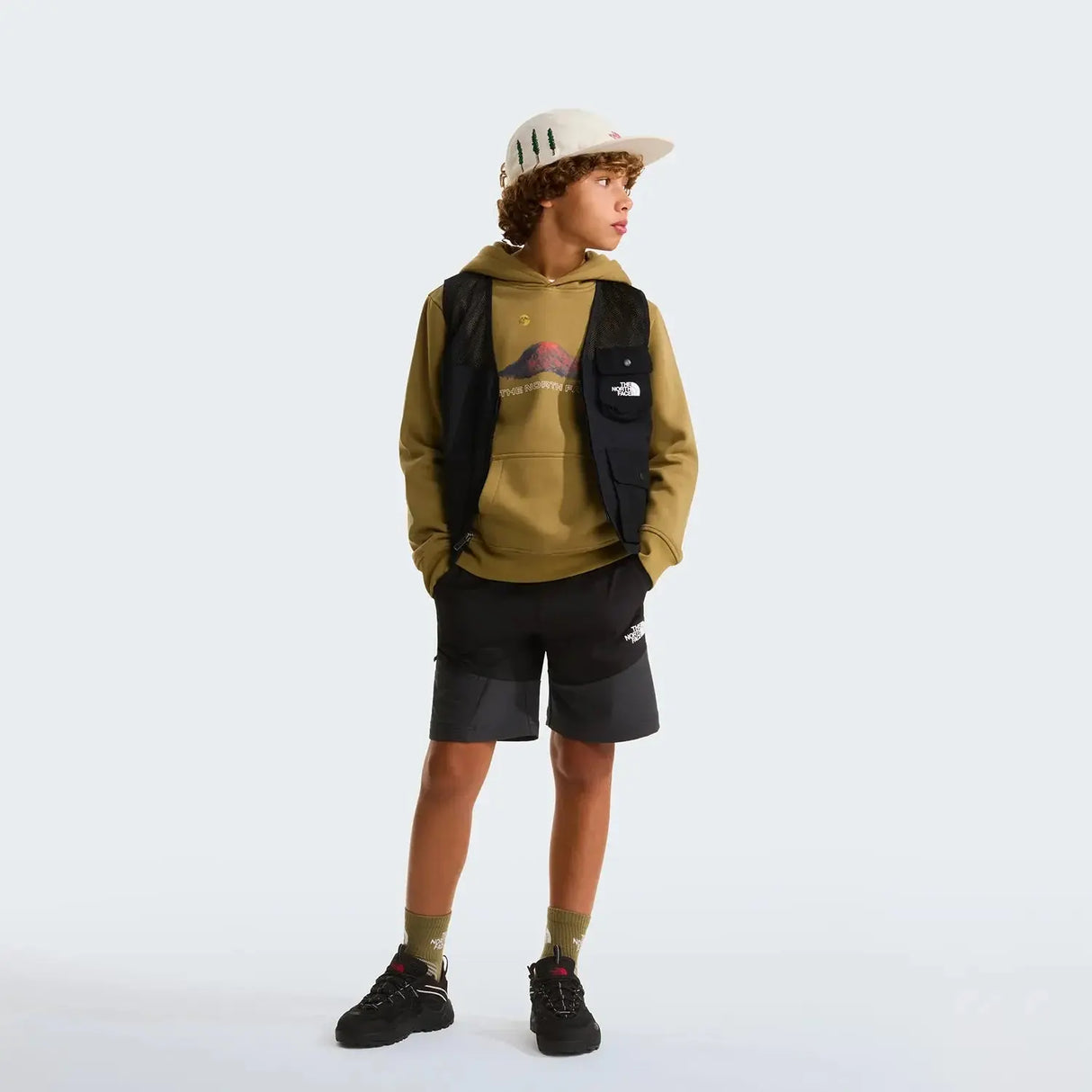 Hanorac Copii The North Face B Mountain Night Relaxed Graphic   Hanorac Copii The North Face B Mountain Night Relaxed Graphic