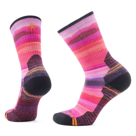 Sosete Femei Smartwool W Hike Light Cushion Hilltop Daydream Print Crew   Sosete Femei Smartwool W Hike Light Cushion Hilltop Daydream Print Crew
