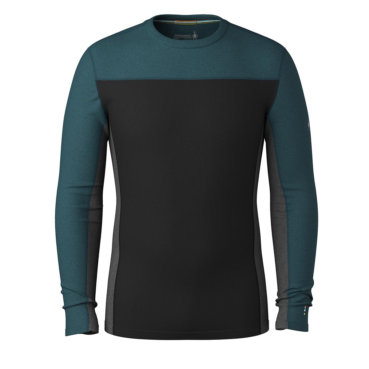 Bluza Corp Barbati Smartwool M Classic Thermal Merino Base Layer Colorblock Crew   Bluza Corp Barbati Smartwool M Classic Thermal Merino Base Layer Colorblock Crew
