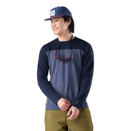 Bluza Corp Barbati Smartwool M Classic Thermal Merino Base Layer Colorblock Crew   Bluza Corp Barbati Smartwool M Classic Thermal Merino Base Layer Colorblock Crew