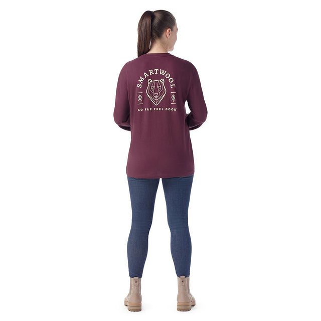 Bluza Unisex Smartwool Bear Stare Graphic   Bluza Unisex Smartwool Bear Stare Graphic