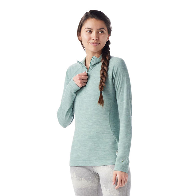 Bluza Corp Femei Smartwool W Classic Thermal Merino Base Layer 1/4 Zip   Bluza Corp Femei Smartwool W Classic Thermal Merino Base Layer 1/4 Zip