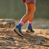 Sosete Femei Smartwool W Hike Targeted Cushion Mountain Sunrise Print Crew   Sosete Femei Smartwool W Hike Targeted Cushion Mountain Sunrise Print Crew