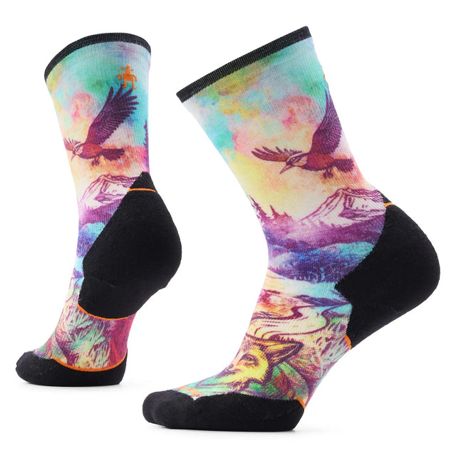 Sosete Femei Smartwool W Trail Run Targeted Cushion Seren Peak Print   Sosete Femei Smartwool W Trail Run Targeted Cushion Seren Peak Print