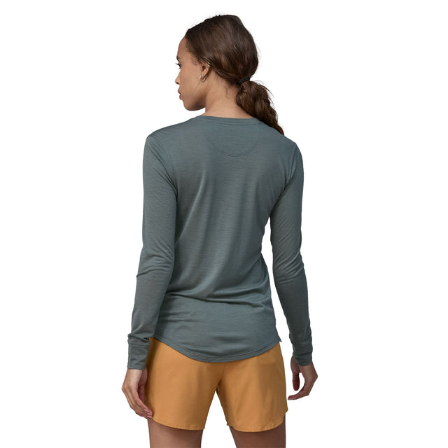 Bluza Femei Patagonia W Cap Cool Merino Blend Graphic   Bluza Femei Patagonia W Cap Cool Merino Blend Graphic