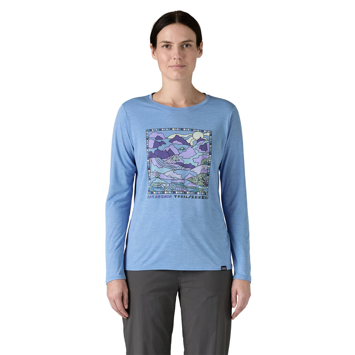 Bluza Patagonia W Capilene Cool Daily Graphic Lands