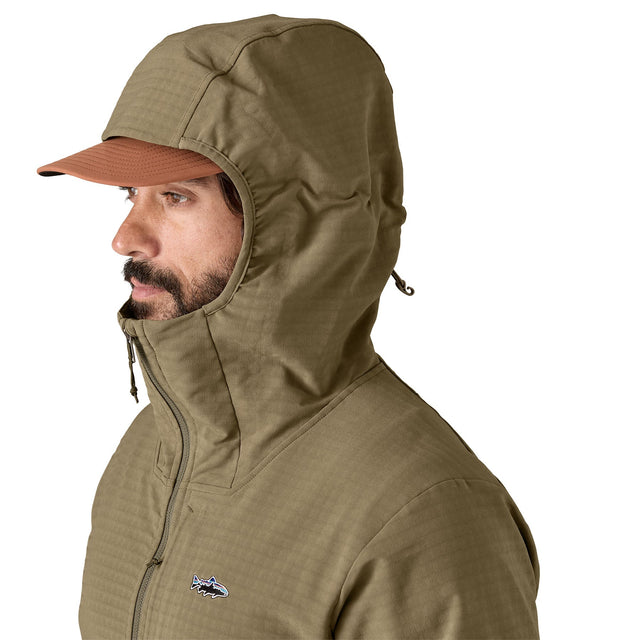 Geaca Barbati Patagonia M R1 Techface Fitz Roy Trout Hoody   Geaca Barbati Patagonia M R1 Techface Fitz Roy Trout Hoody