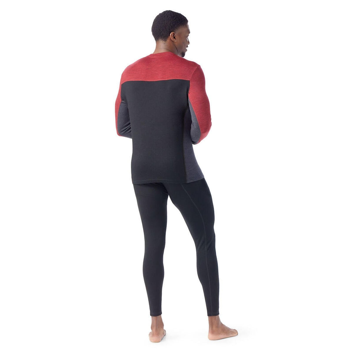 Bluza Barbati Smartwool M Classic Thermal Merino Base Layer Colorblock Crew   Bluza Barbati Smartwool M Classic Thermal Merino Base Layer Colorblock Crew