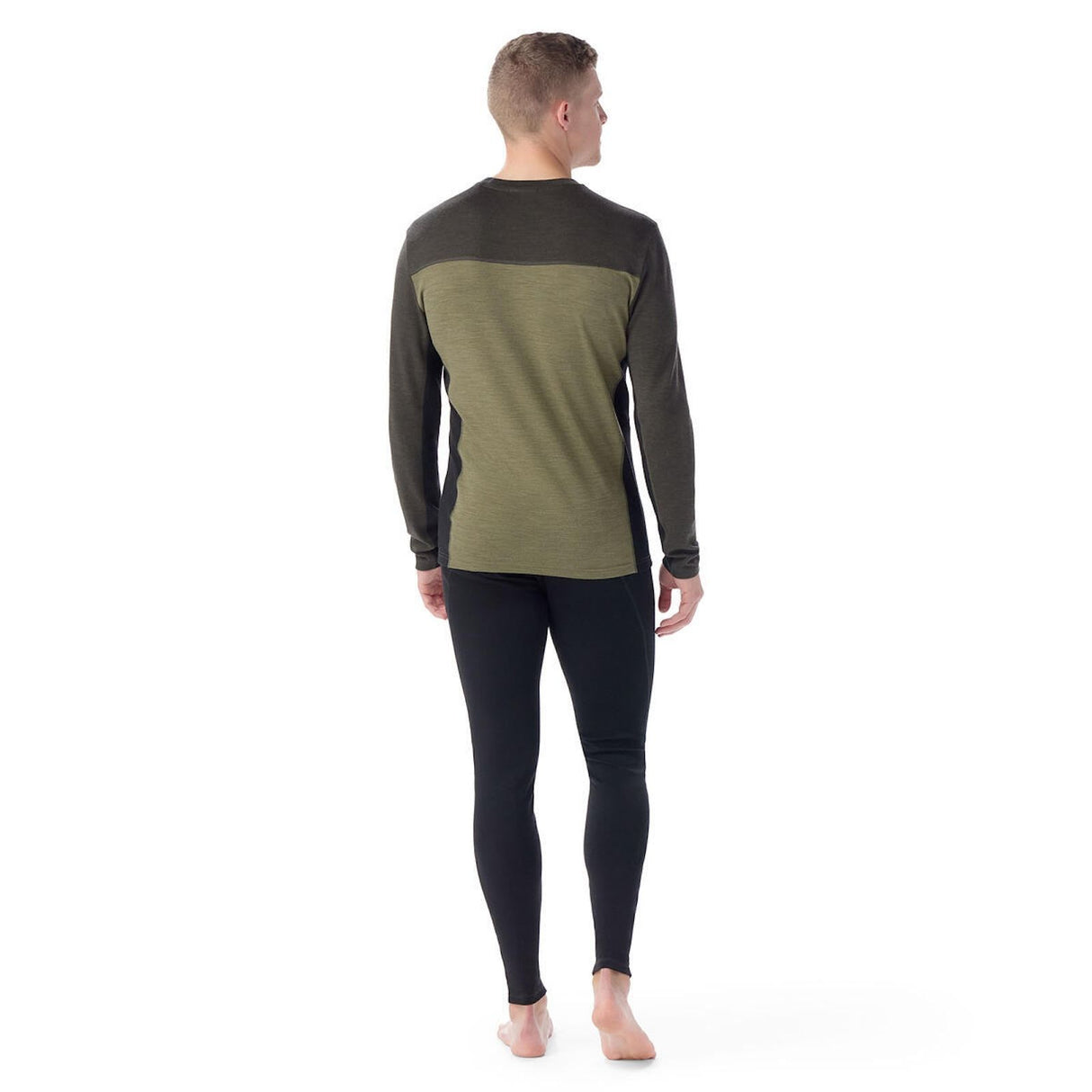 Bluza Barbati Smartwool M Classic Thermal Merino Base Layer Colorblock Crew