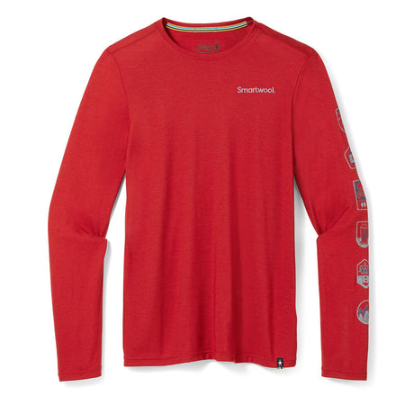 Bluza Barbati Smartwool M Patches Graphic Slim Fit   Bluza Barbati Smartwool M Patches Graphic Slim Fit