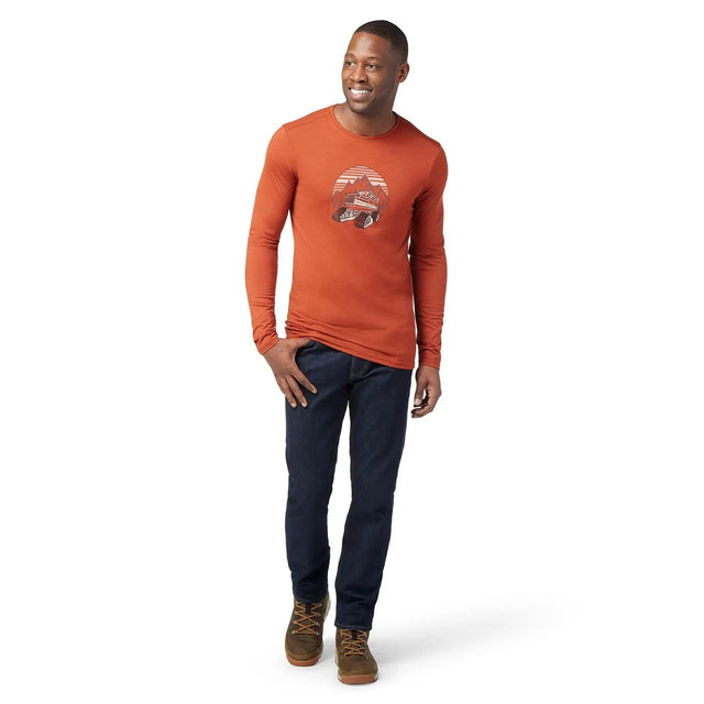 Bluza Barbati Smartwool M Snowcat Trek Graphic Slim Fit   Bluza Barbati Smartwool M Snowcat Trek Graphic Slim Fit