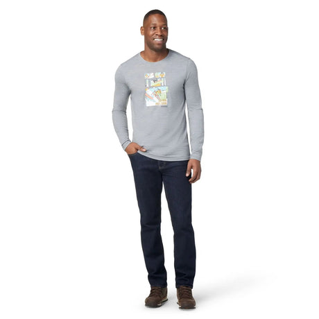 Bluza Barbati Smartwool M Winter Adventure Graphic  Slim Fit   Bluza Barbati Smartwool M Winter Adventure Graphic  Slim Fit