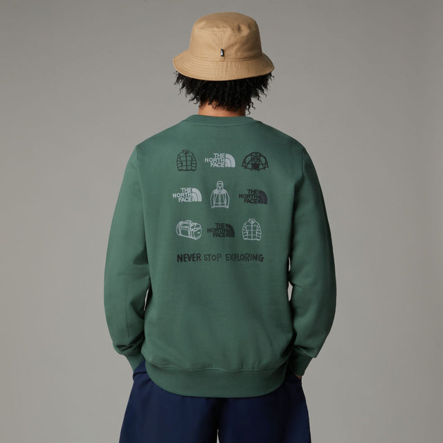 Bluza Barbati The North Face M Outdoor Graphic Crew   Bluza Barbati The North Face M Outdoor Graphic Crew