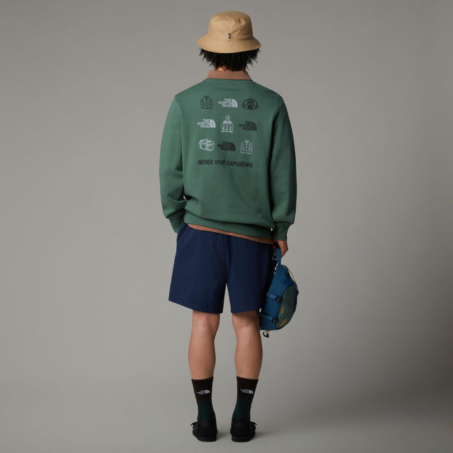 Bluza Barbati The North Face M Outdoor Graphic Crew   Bluza Barbati The North Face M Outdoor Graphic Crew