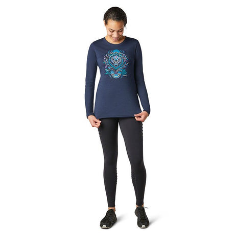 Bluza Corp Smartwool W Merino Sport 150 Autumn Sun Graphic   Bluza Corp Smartwool W Merino Sport 150 Autumn Sun Graphic