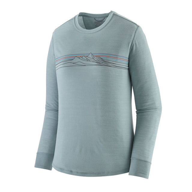 Bluza Femei Patagonia W Cap Cool Merino Blend Graphic   Bluza Femei Patagonia W Cap Cool Merino Blend Graphic