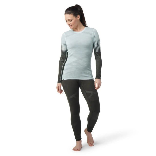 Bluza Femei Smartwool W Intraknit Thermal Merino 200 Pattern Crew   Bluza Femei Smartwool W Intraknit Thermal Merino 200 Pattern Crew