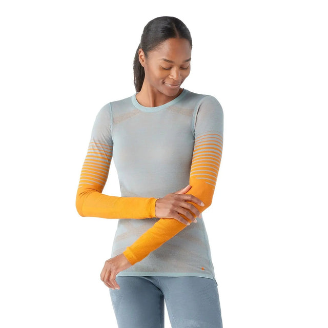 Bluza Femei Smartwool W Intraknit Thermal Merino 200 Pattern Crew   Bluza Femei Smartwool W Intraknit Thermal Merino 200 Pattern Crew