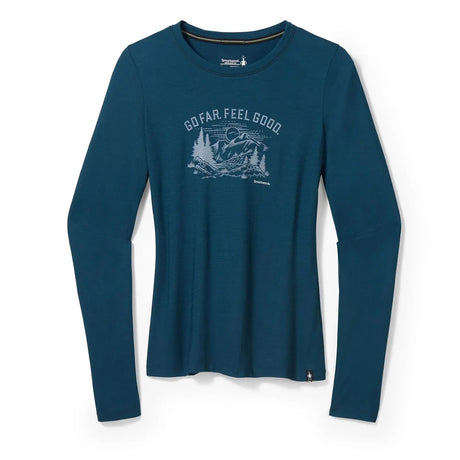 Bluza Femei Smartwool W Wilderness Summit Graphic Slim Fit   Bluza Femei Smartwool W Wilderness Summit Graphic Slim Fit
