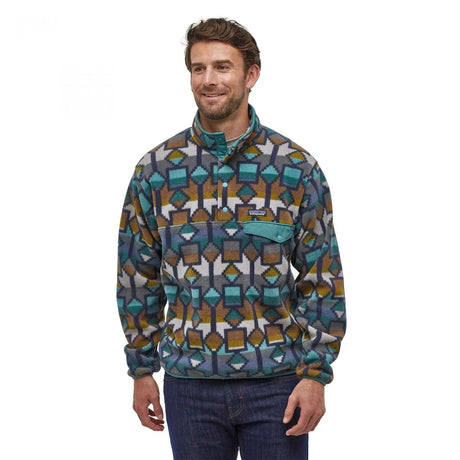 Polar  Patagonia M Lightweight Synchilla Snap-t   Polar  Patagonia M Lightweight Synchilla Snap-t