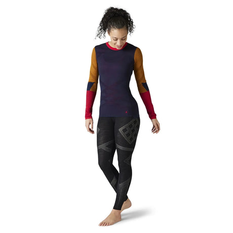 Bluza Smartwool W Intraknit Merino 200 Colorblock Crew   Bluza Smartwool W Intraknit Merino 200 Colorblock Crew