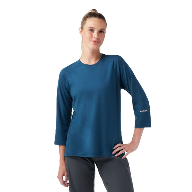 Bluza Smartwool W Mountain Bike 3/4 Sleeve Jersey   Bluza Smartwool W Mountain Bike 3/4 Sleeve Jersey