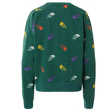 Bluza The North Face W Color Block Cropped Logo Crew   Bluza The North Face W Color Block Cropped Logo Crew