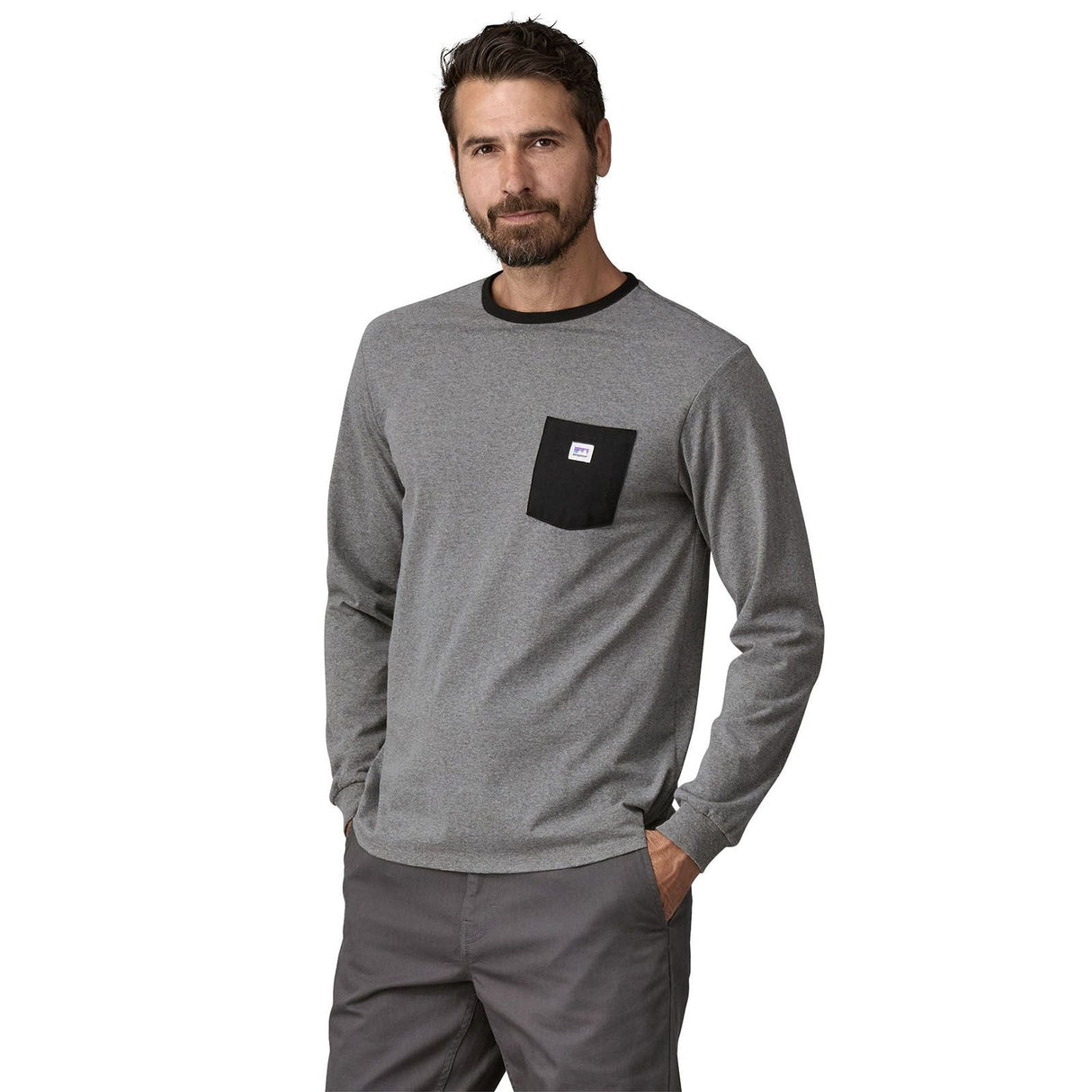 Bluza Unisex Patagonia Shop Sticker Pocket Responsibili