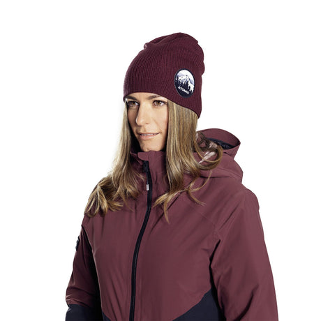 Caciula Unisex Atomic Alps Peak Maroon