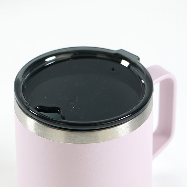 Cana Termo Runbott Mug 400ml Rosa Empolvado Dolphin   Cana Termo Runbott Mug 400ml Rosa Empolvado Dolphin