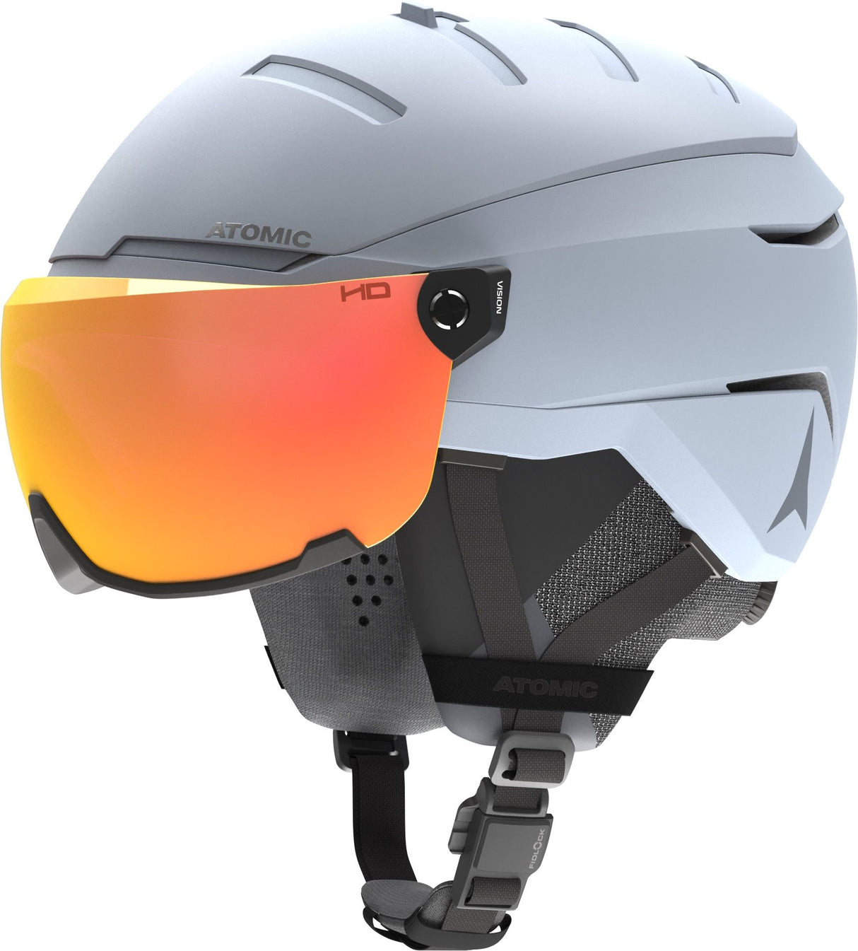 Casca Atomic Savor Gt Amid Visor Hd Grey