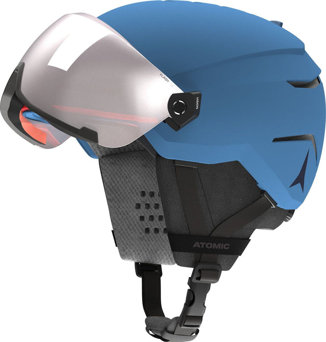 Casca cu Ochelari Copii Atomic Savor Visor Jr Blue   Casca cu Ochelari Copii Atomic Savor Visor Jr Blue
