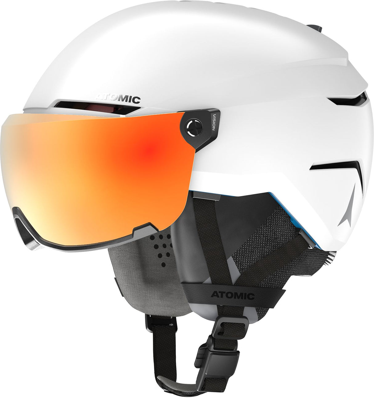 Casca Cu Ochelari Atomic Savor Amid Visor Hd White